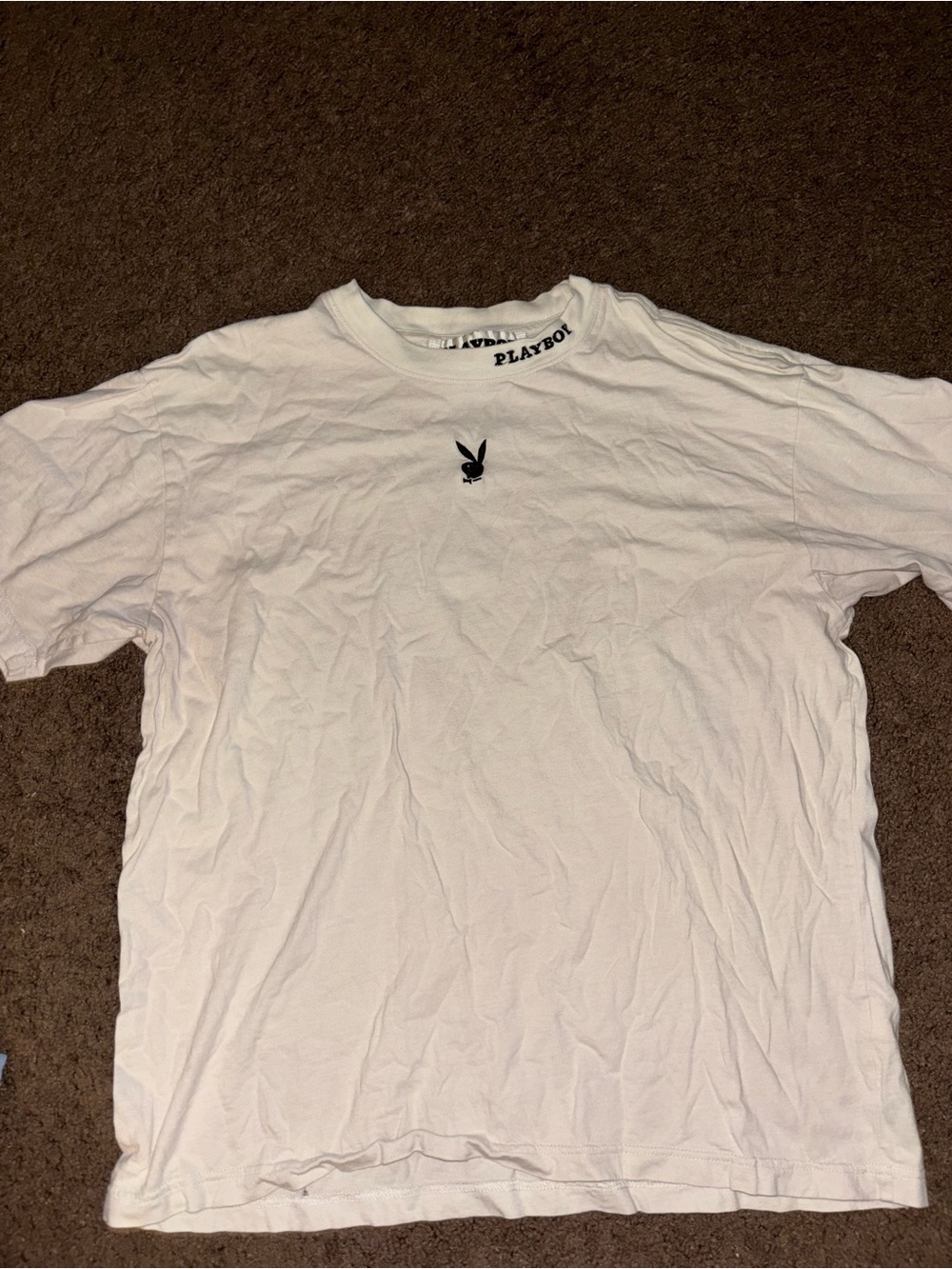 Playboy Classic White Logo T-Shirt